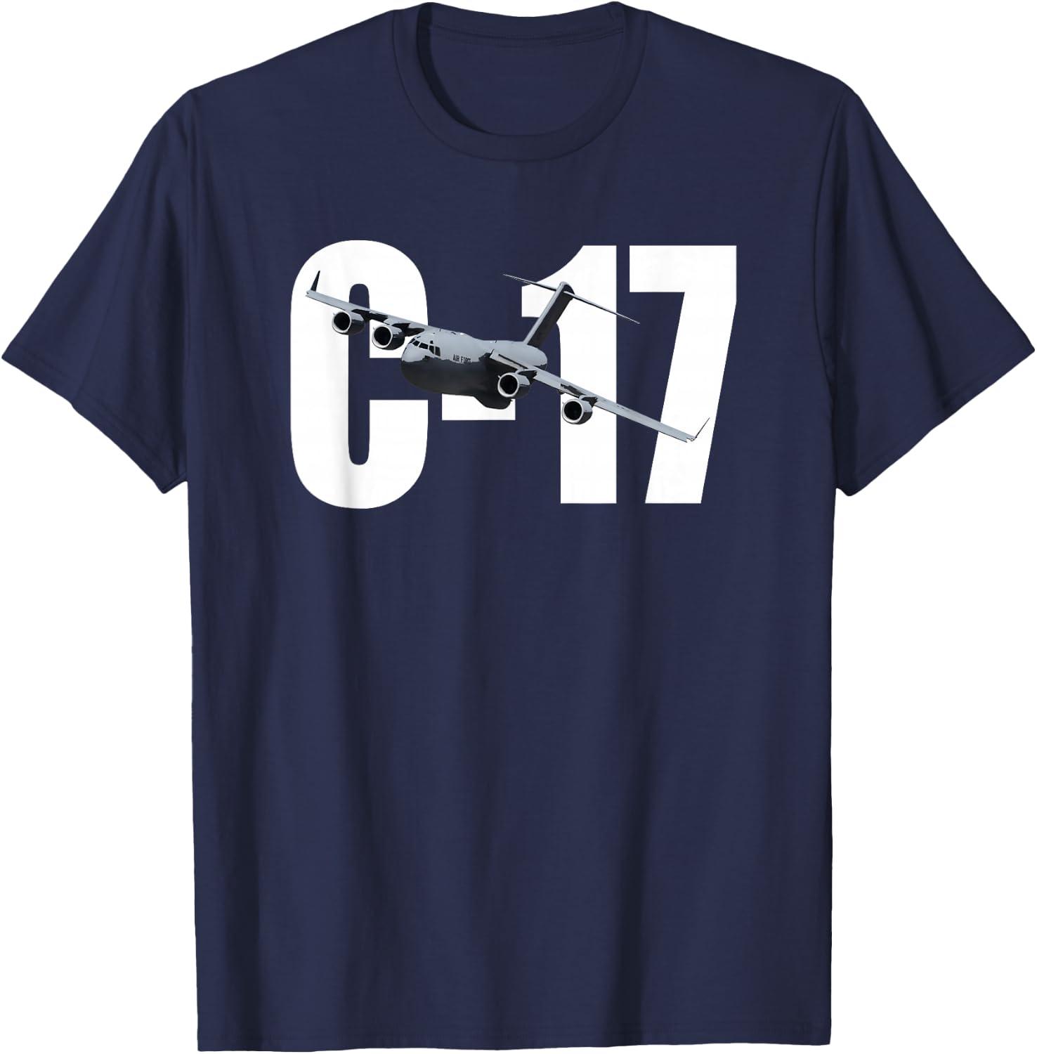 C-17 C17 Globemaster III 3 T Shirt Jet Transport Plane T-Shirt - T-Shirt | Navy