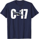 C-17 C17 Globemaster III 3 T Shirt Jet Transport Plane T-Shirt - T-Shirt | Navy