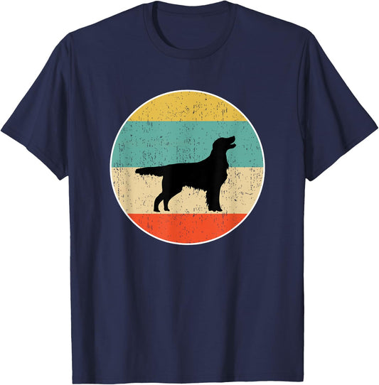 Flat Coated Retriever Dog Gift T-Shirt - T-Shirt | Navy