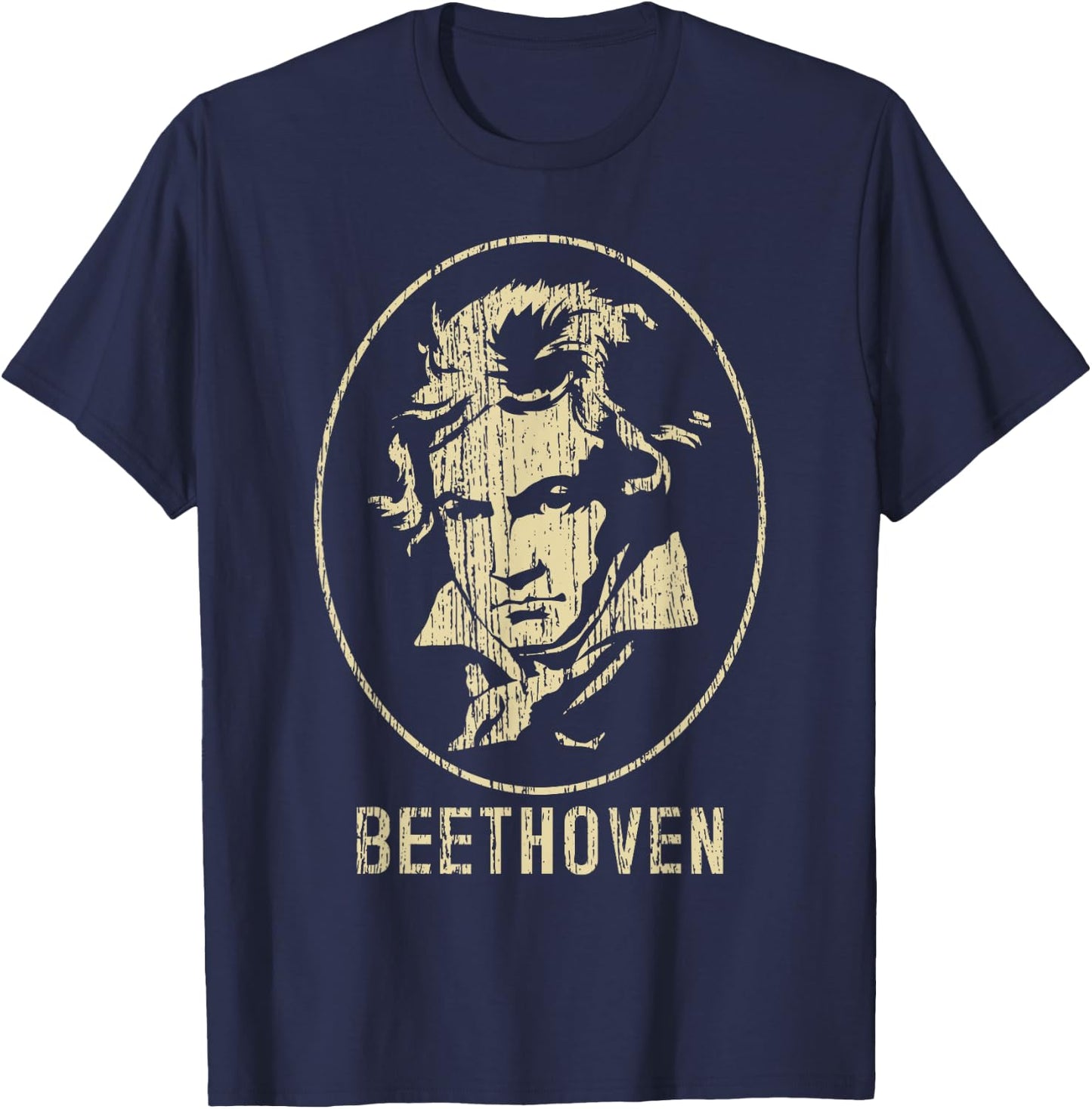 Beethoven Ludwig Van Classical Composer Gift T-Shirt - T-Shirt | Navy