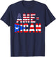 American Puerto Rican USA Puerto Rico Boricua T-Shirt - T-Shirt | Navy