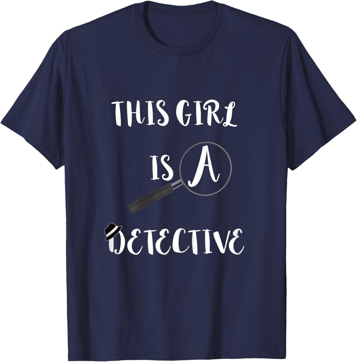 This Girl is A Detective Espionage True Crime Spying T-Shirt - T-Shirt | Navy