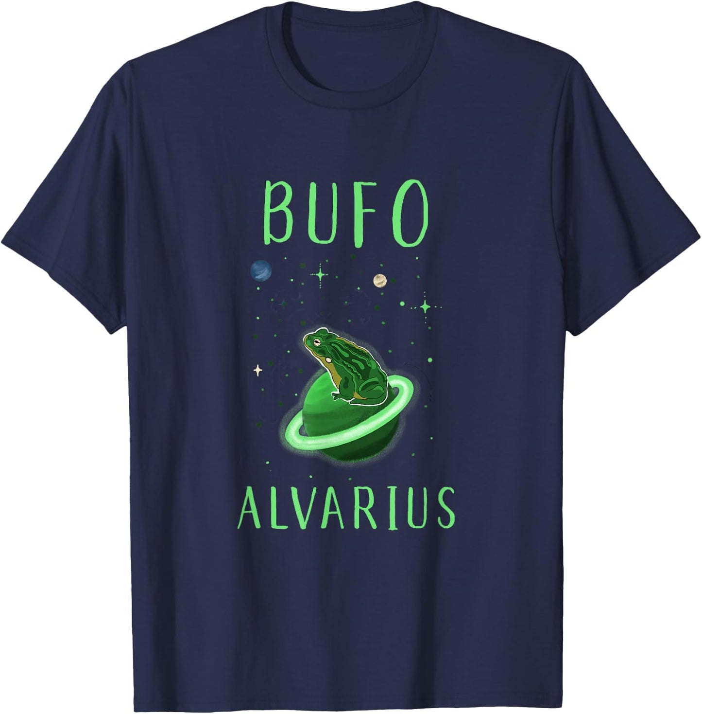 Bufo Alvarius Frog Medicine - Entheogen T-Shirt - T-Shirt | Navy