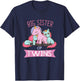 Big Sister of Twins Unicorn Twin T-Shirt - T-Shirt | Navy