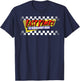 Fast Times at Ridgemont High Faded Checker Logo T-Shirt - T-Shirt | Navy