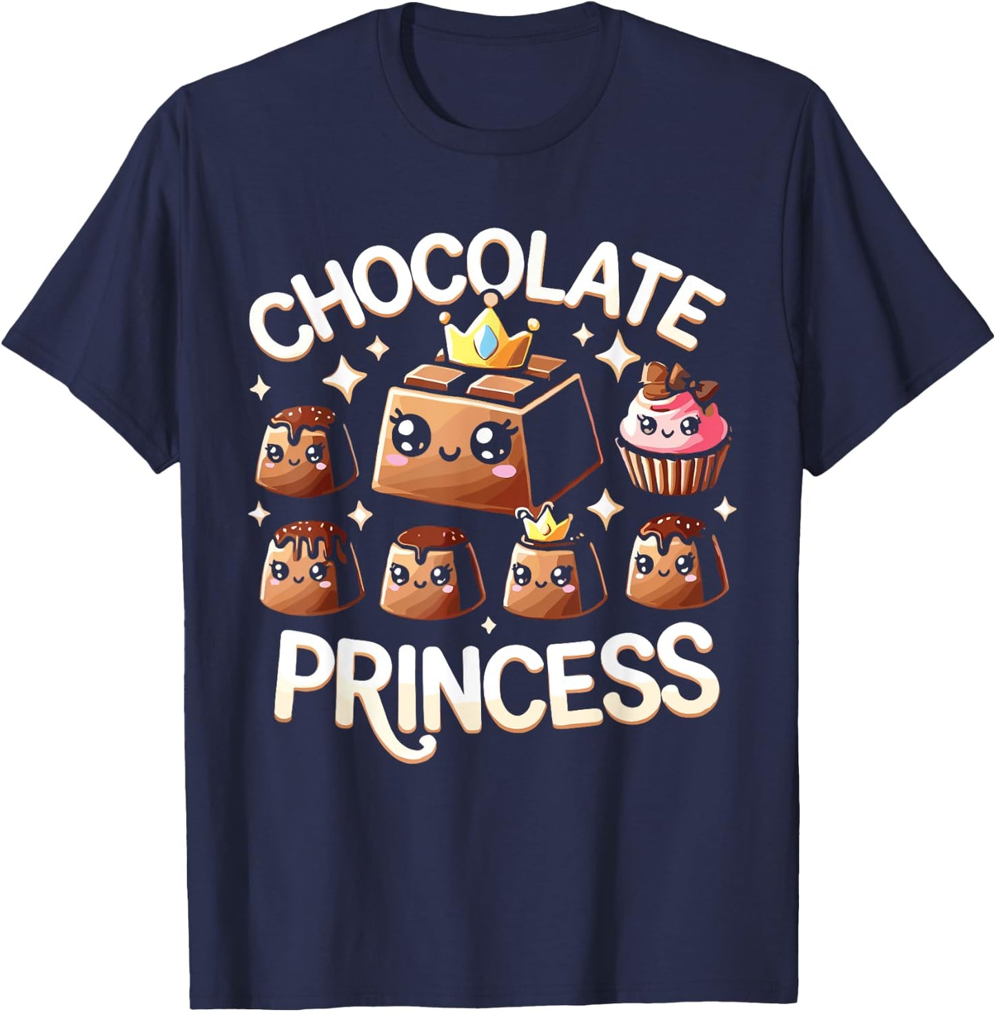 Chocolate Kids Chocolate Princess T-Shirt - T-Shirt | Navy
