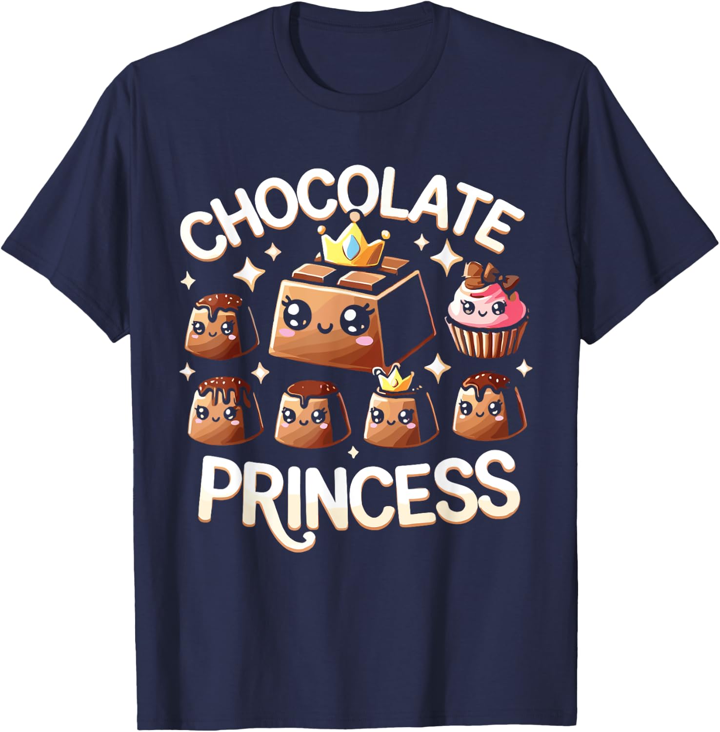 Chocolate Kids Chocolate Princess T-Shirt - T-Shirt | Navy