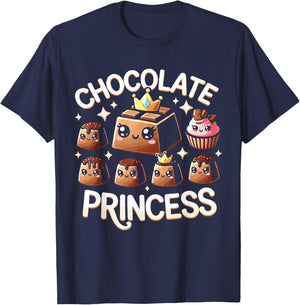 Chocolate Kids Chocolate Princess T-Shirt - T-Shirt | Navy