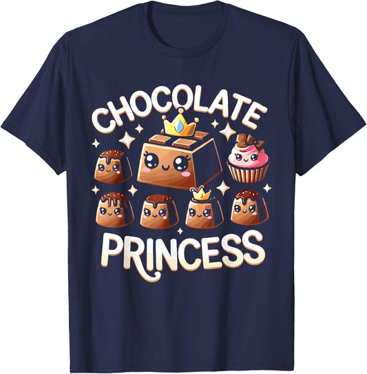 Chocolate Kids Chocolate Princess T-Shirt - T-Shirt | Navy