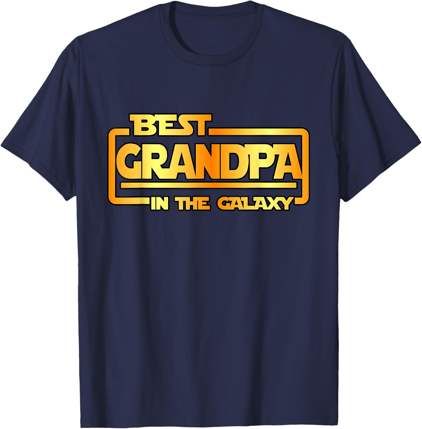 The best grandpa in the galaxy T-Shirt - T-Shirt | Navy