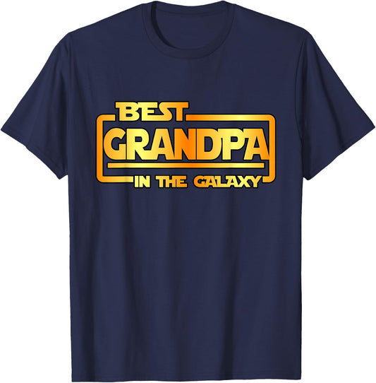 The best grandpa in the galaxy T-Shirt - T-Shirt | Navy