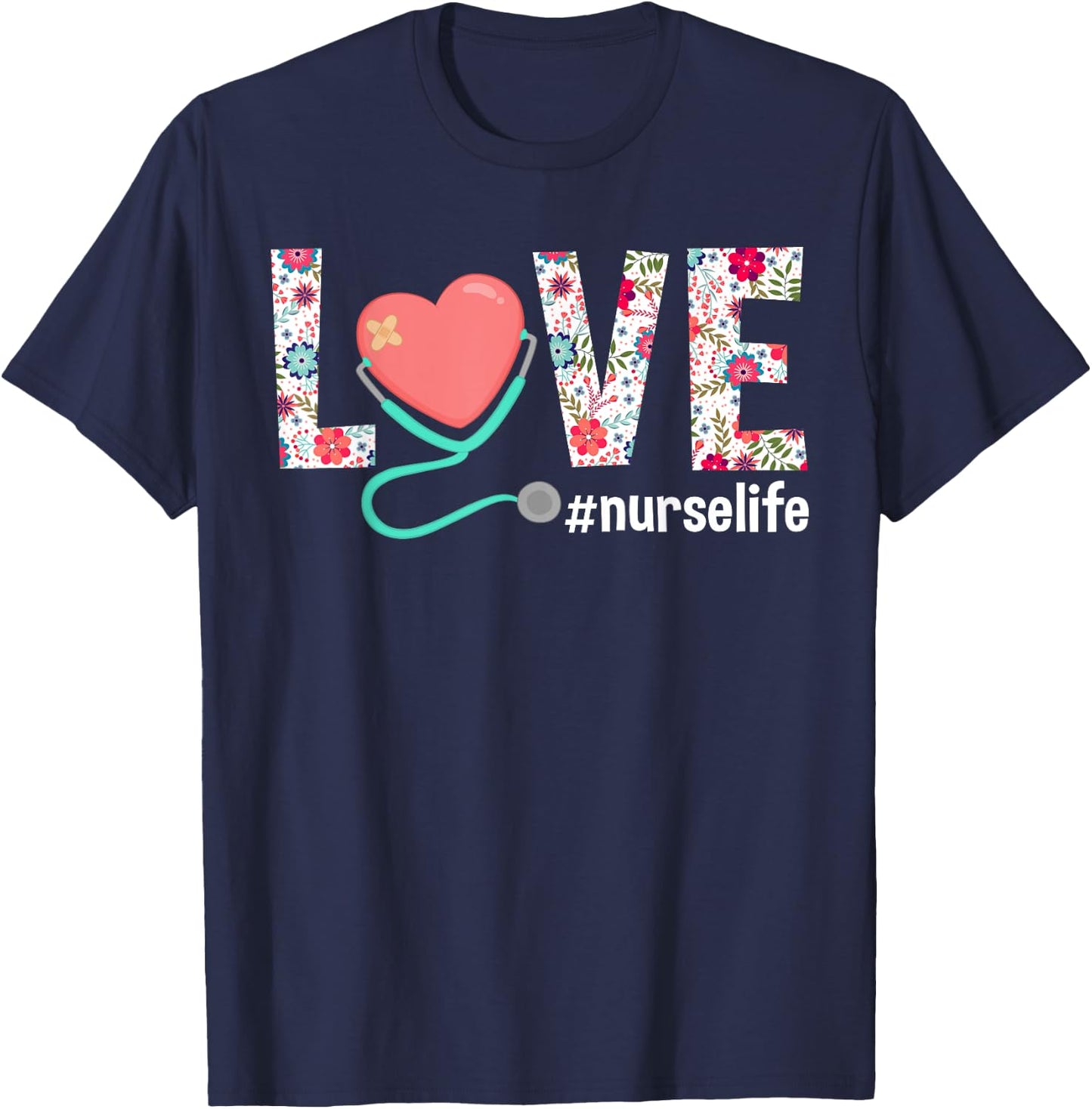Nurse Life Nursing Clinical RN LPN T Shirt T-Shirt - T-Shirt | Navy