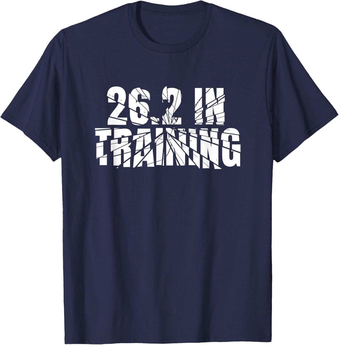 Marathon In Training Running Gear - Runner Quote T-Shirt - T-Shirt | Navy