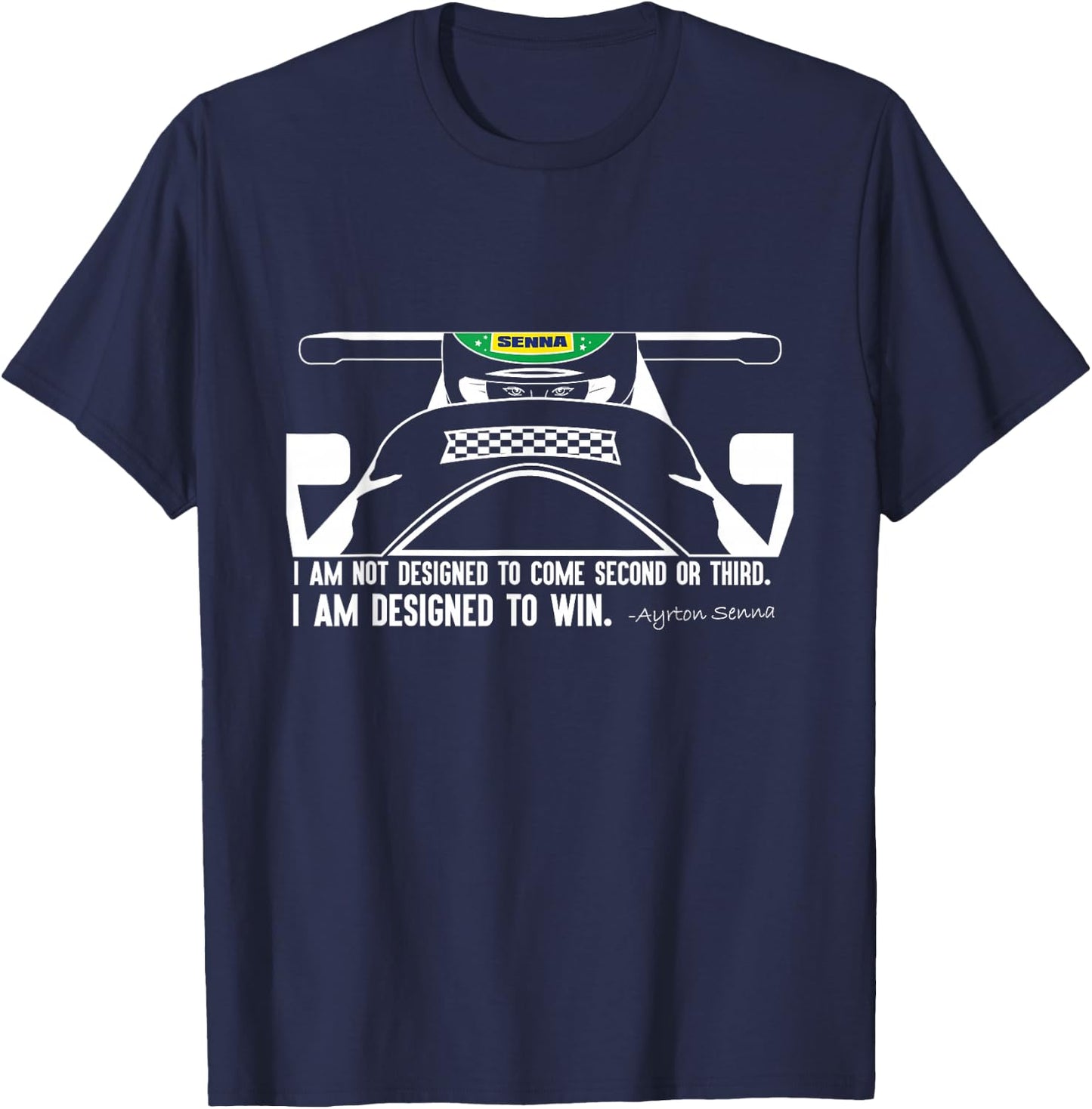 Designed to Win - Senna T-Shirt - T-Shirt | Navy