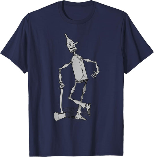 Tin Man Shirt - The Wizard Of OZ - Tin Woodman T-Shirt - T-Shirt | Navy