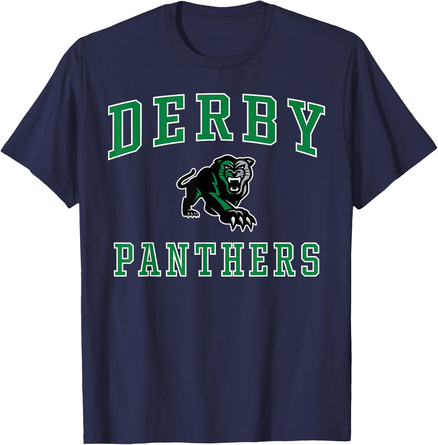 Derby High School Panthers T-Shirt - T-Shirt | Navy