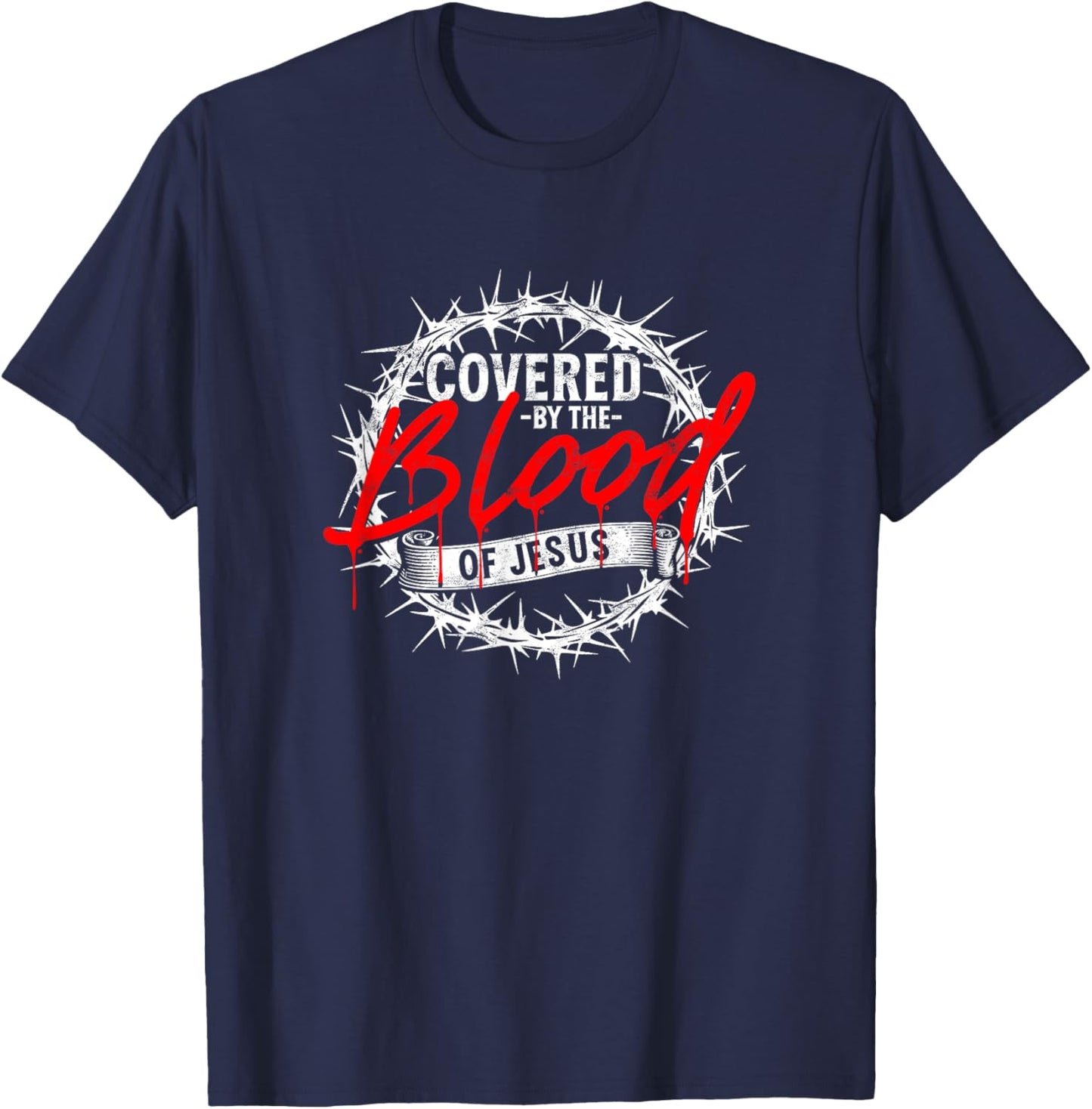 of Jesus Protection T-Shirt - T-Shirt | Navy