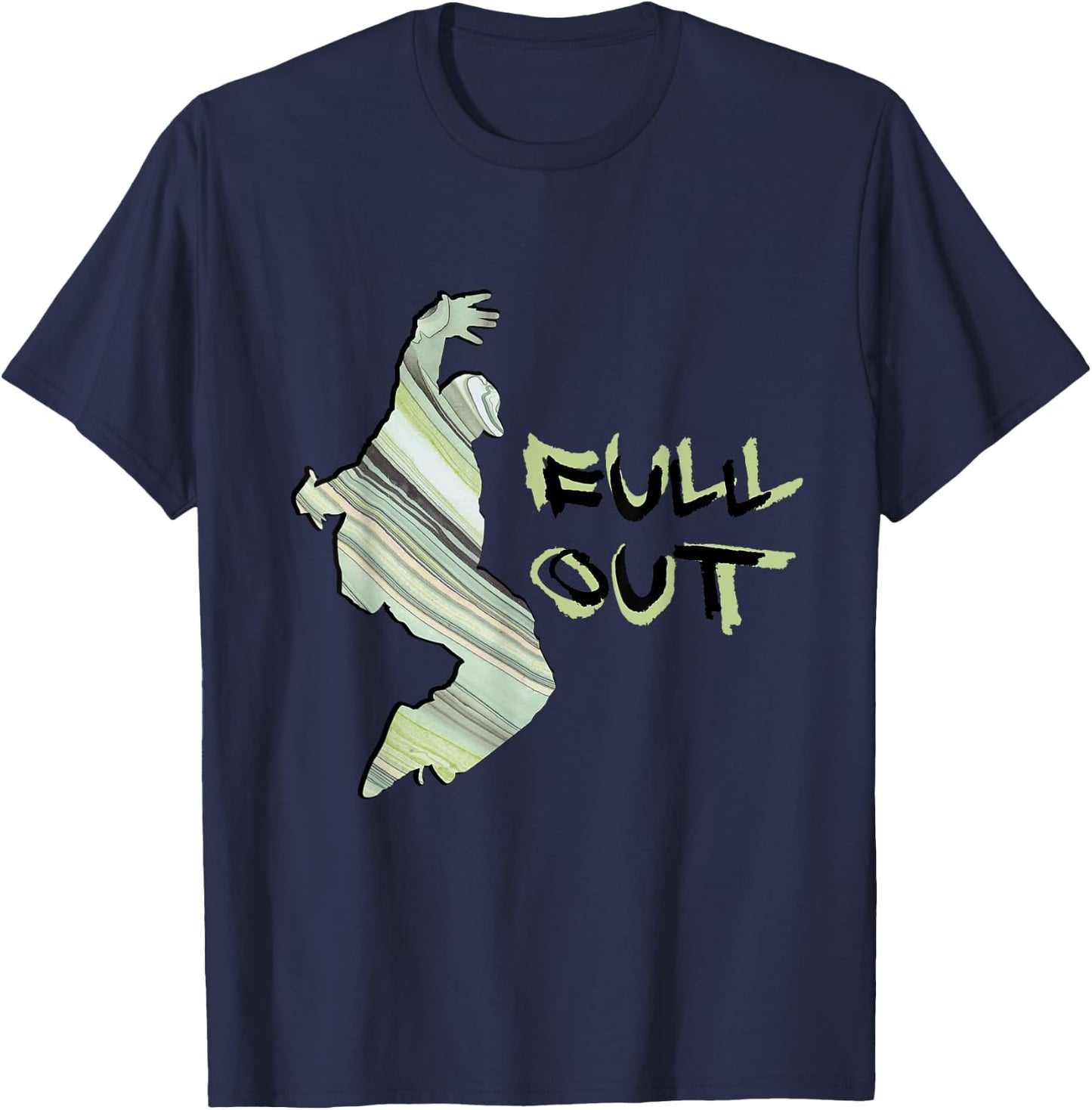 Hip Hop Dance Recital Gift Boys - Full Out Dance T-Shirt - T-Shirt | Navy