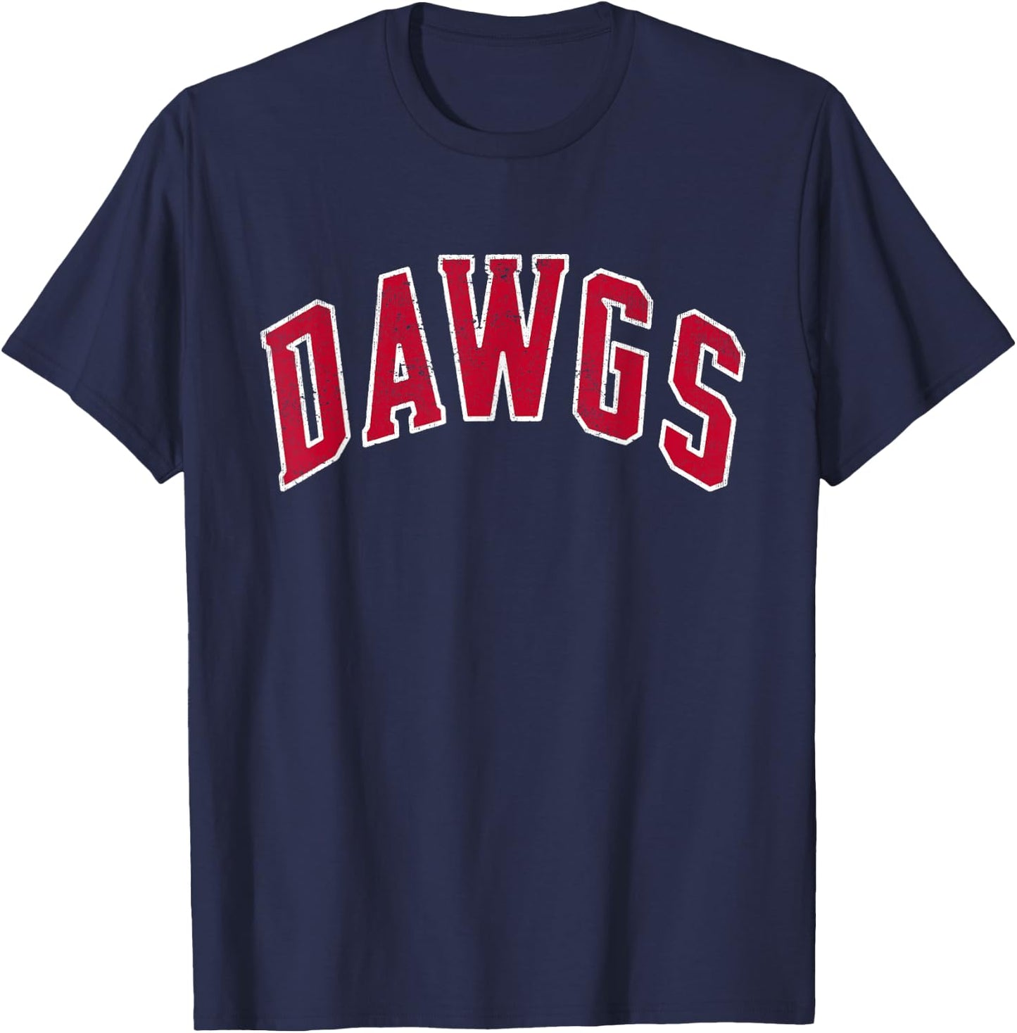 Retro Bulldogs School Sports Name Dawgs Back To School T-Shirt - T-Shirt | Navy