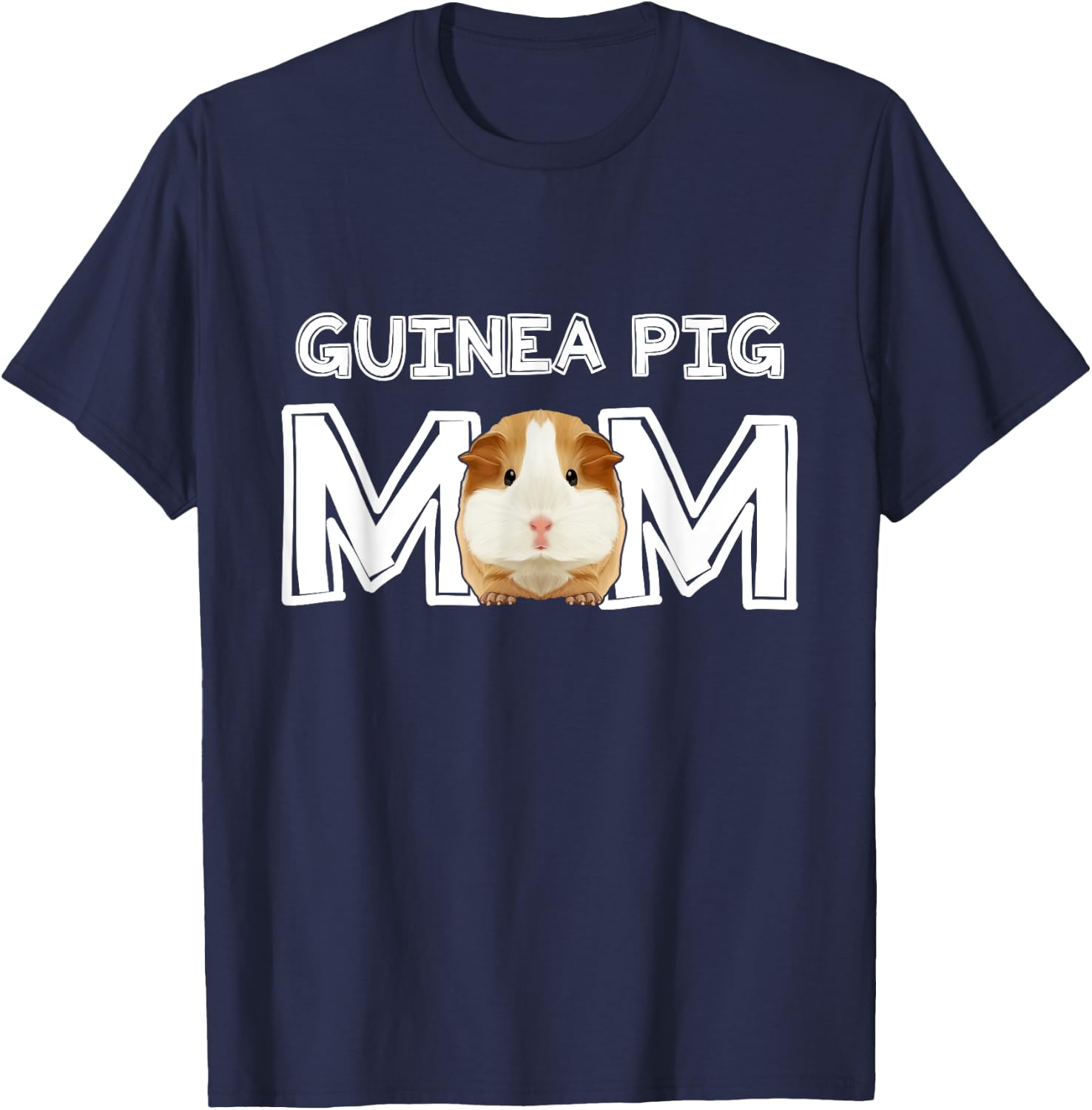 Guinea Pig Mom Costume Clothing Cavy Accessories Guinea Pig T-Shirt - T-Shirt | Navy