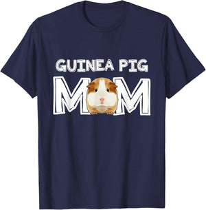 Guinea Pig Mom Costume Clothing Cavy Accessories Guinea Pig T-Shirt - T-Shirt | Navy