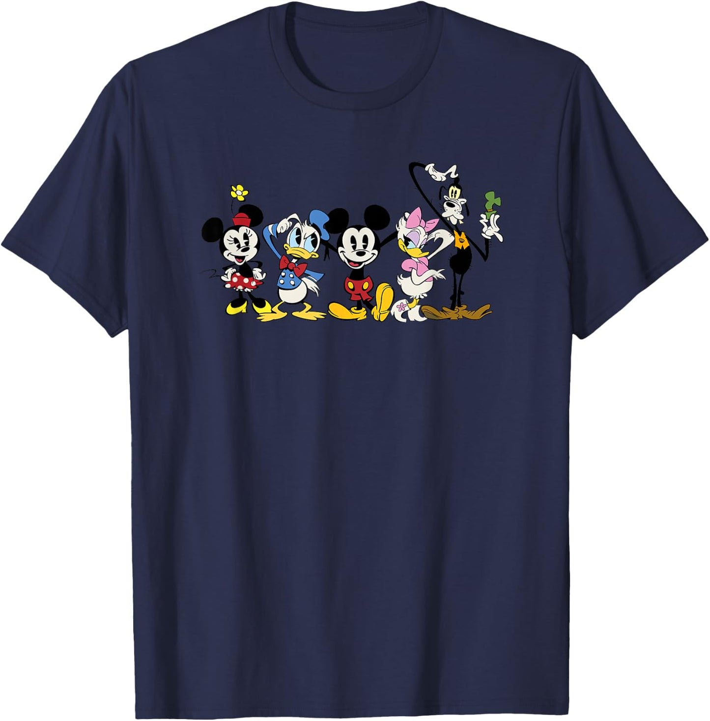 Disney Channel Mickey and Friends Cartoon T-Shirt - T-Shirt | Navy