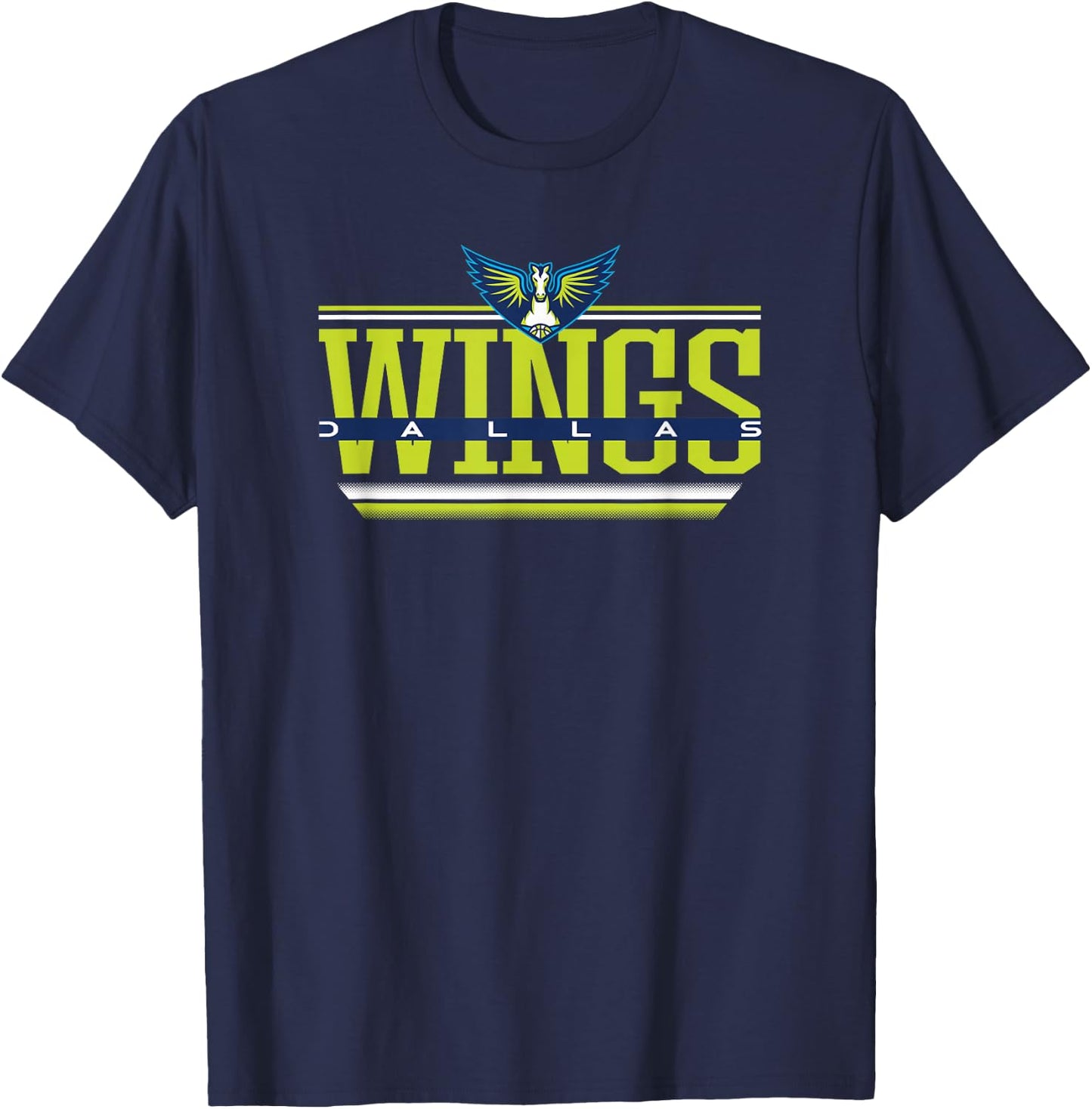 WNBA Dallas Wings Over The Top T-Shirt - T-Shirt | Navy