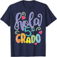 Hola 5to Quinto Grado 5TH Grade Spanish Teacher Equipo Women Girls Kids T-Shirt - T-Shirt | Navy