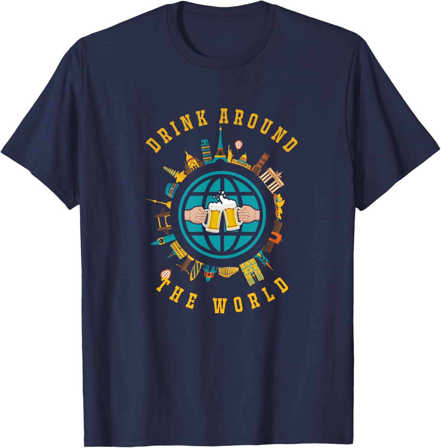 Adult Vacation Drinking T-Shirt - T-Shirt | Navy