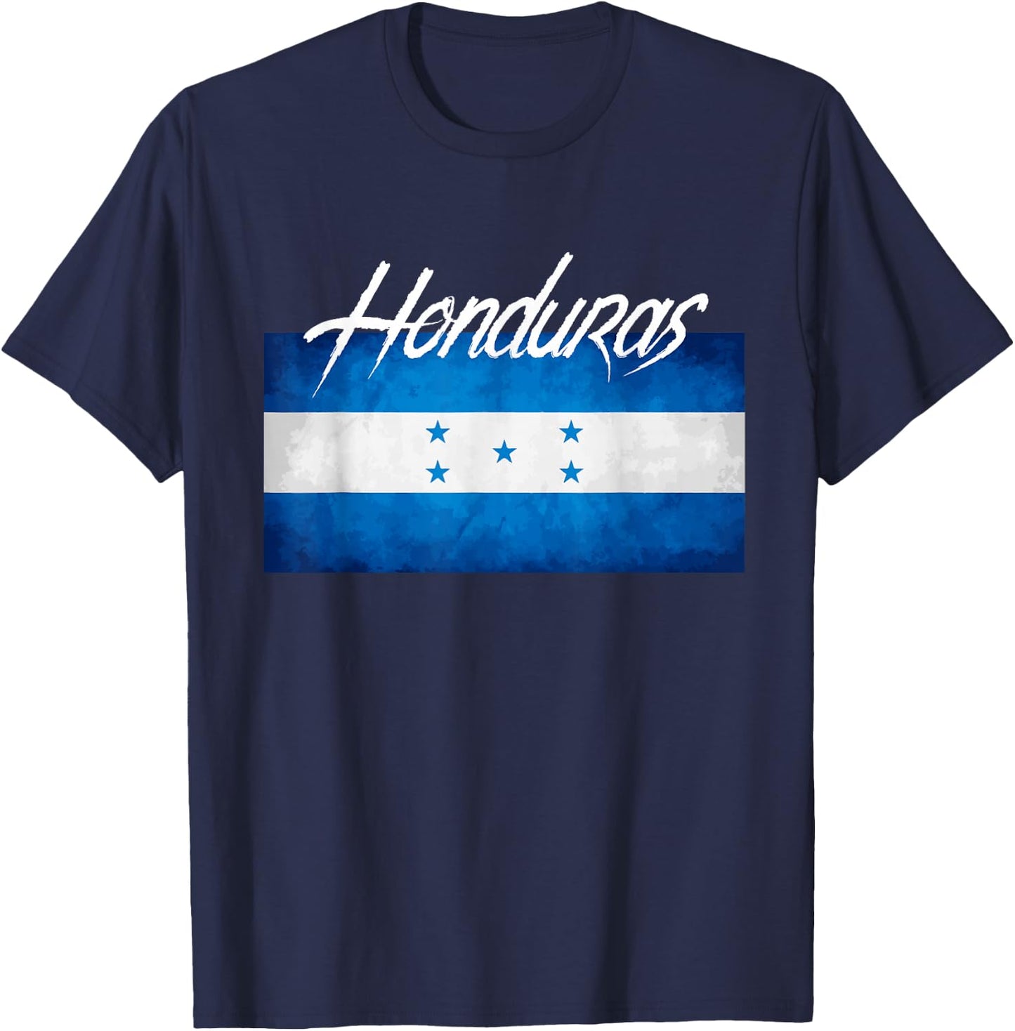 Honduras Flag T shirt T-Shirt - T-Shirt | Navy