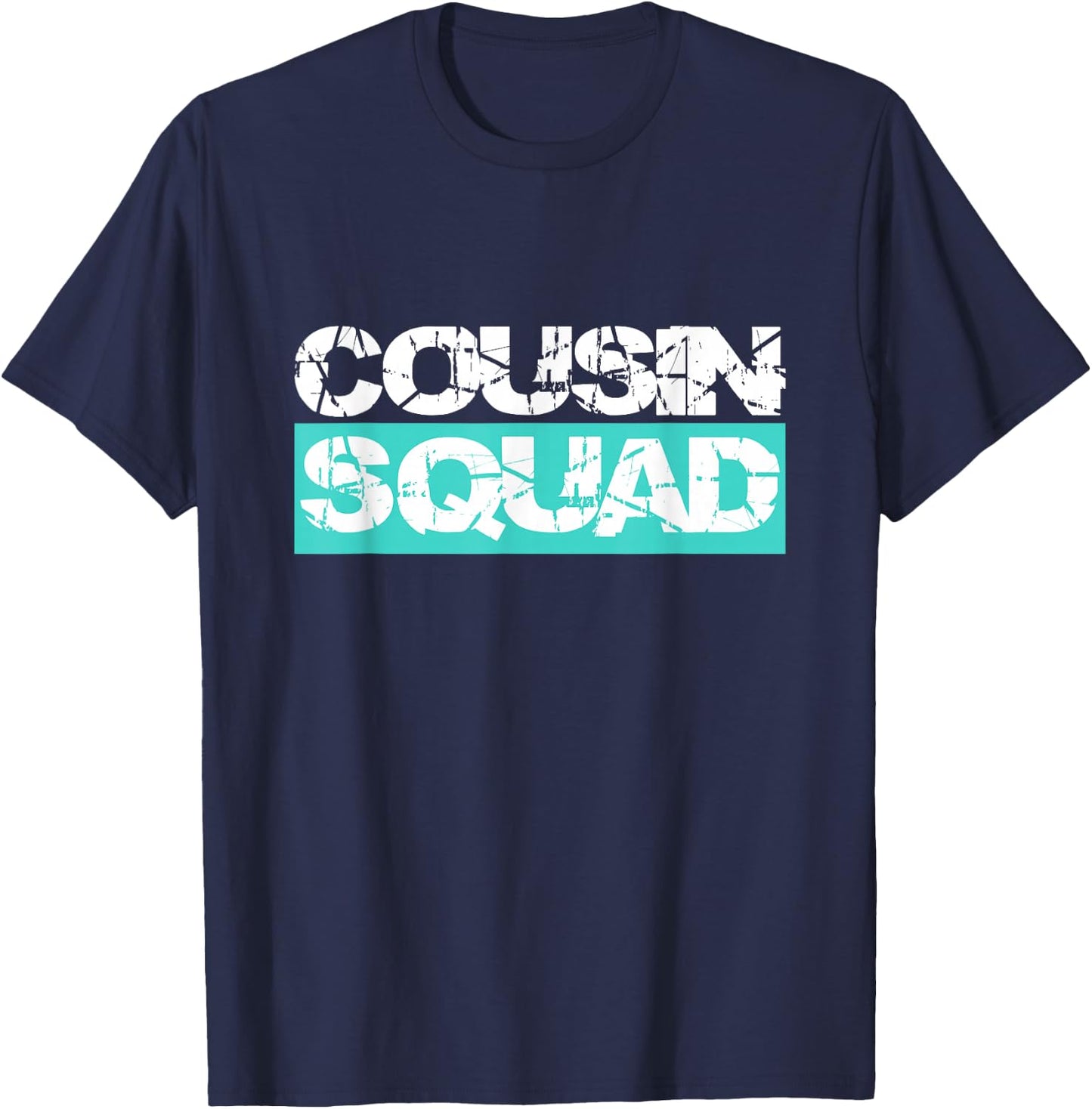 Cousin Squad Kids Women Men Girl Funny Gift T-Shirt - T-Shirt | Navy
