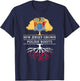 New Jersey Grown with Polish Roots - Poland T-Shirt - T-Shirt | Navy