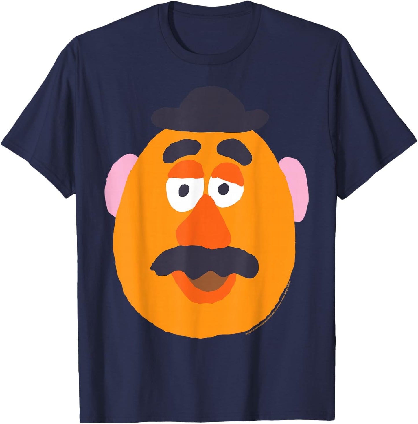 Disney Pixar Toy Story Mr. Potato Head Big Face T-Shirt - T-Shirt | Navy