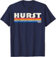 Vintage 70s 80s Style Hurst TX T-Shirt - T-Shirt | Navy