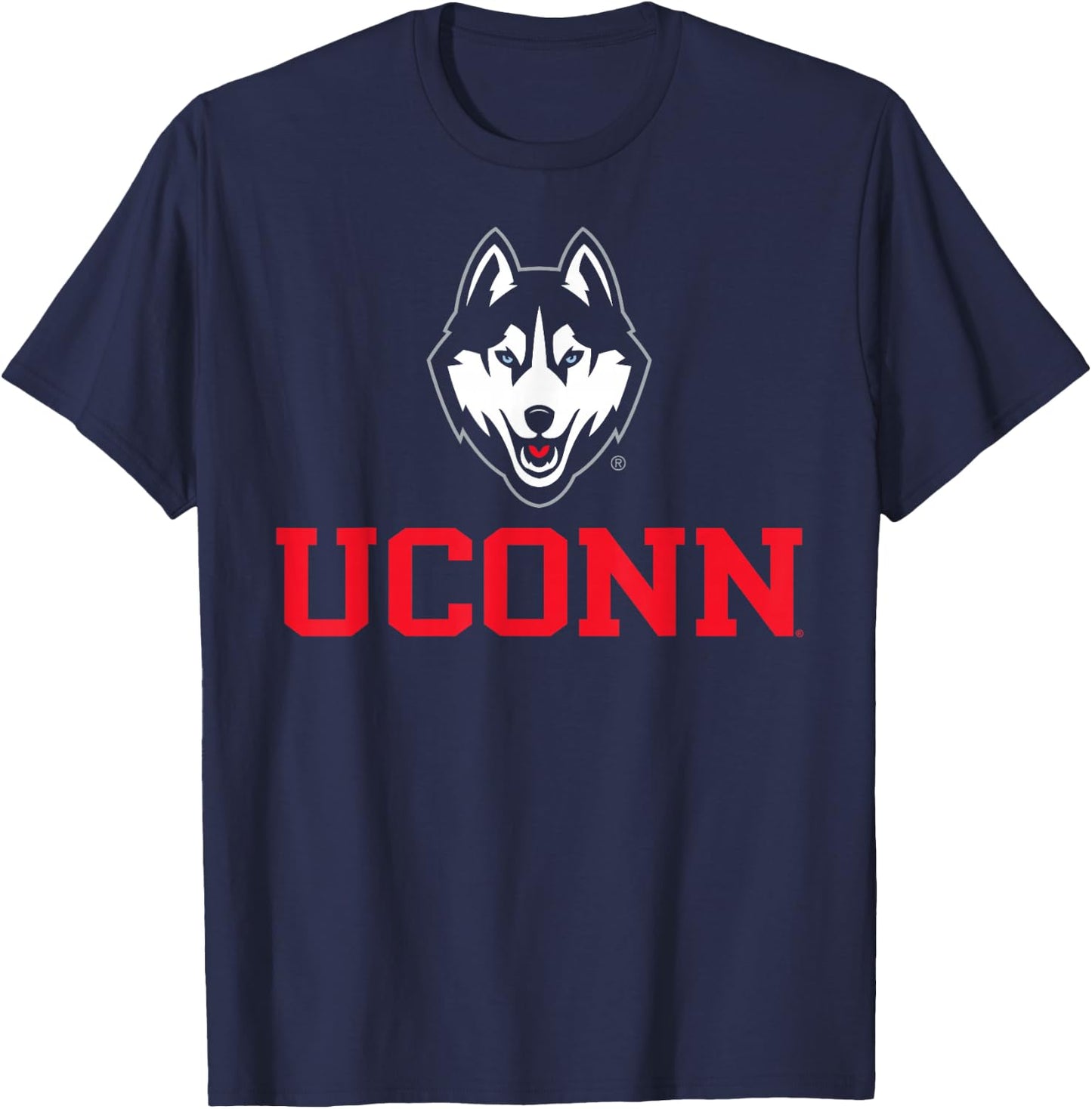 Connecticut Huskies Sportsmanship Navy Officially Licensed T-Shirt - T-Shirt | Navy
