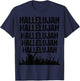 Hallelujah Inspirational Praise And Worship Christian Gift T-Shirt - T-Shirt | Navy