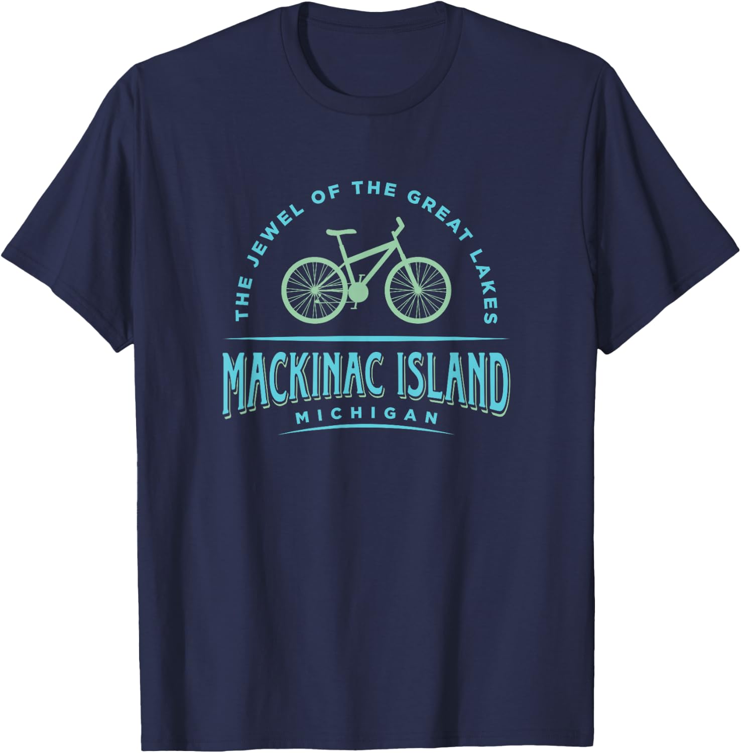 Mackinac Island Souvenir T-Shirt - T-Shirt | Navy