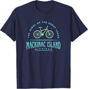Mackinac Island Souvenir T-Shirt - T-Shirt | Navy