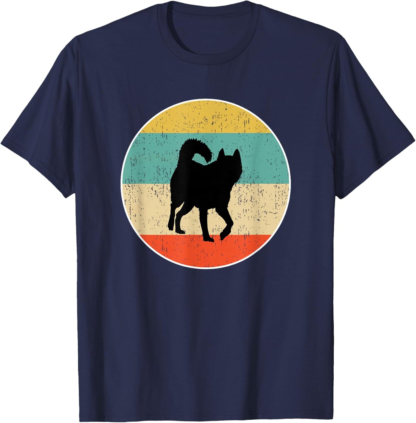 Husky Dog Gift T-Shirt - T-Shirt | Navy
