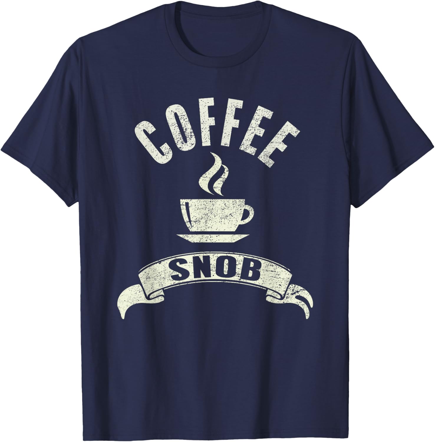 Coffee Snob T-Shirt - T-Shirt | Navy