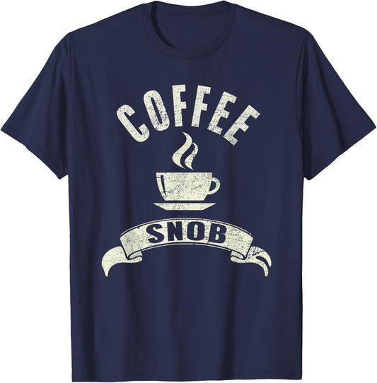 Coffee Snob T-Shirt - T-Shirt | Navy