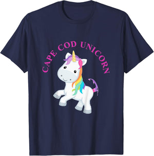 Cape Cod Unicorn Youth T-Shirt - T-Shirt | Navy