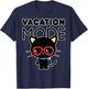 Chococat Vacation Mode Sunglasses T-Shirt - T-Shirt | Navy