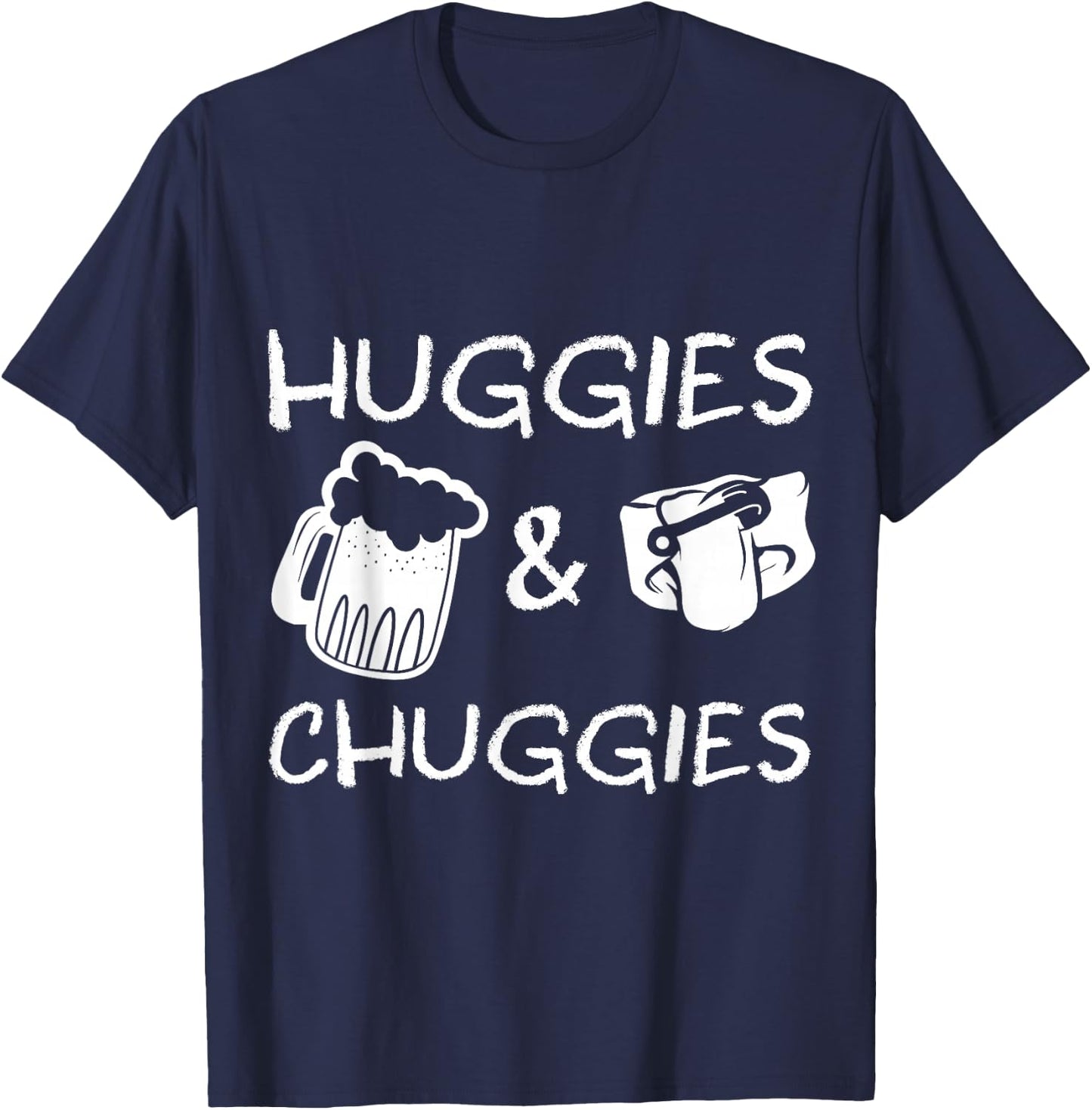 Diaper party, baby shower, dadchelor party, new parent gift T-Shirt - T-Shirt | Navy