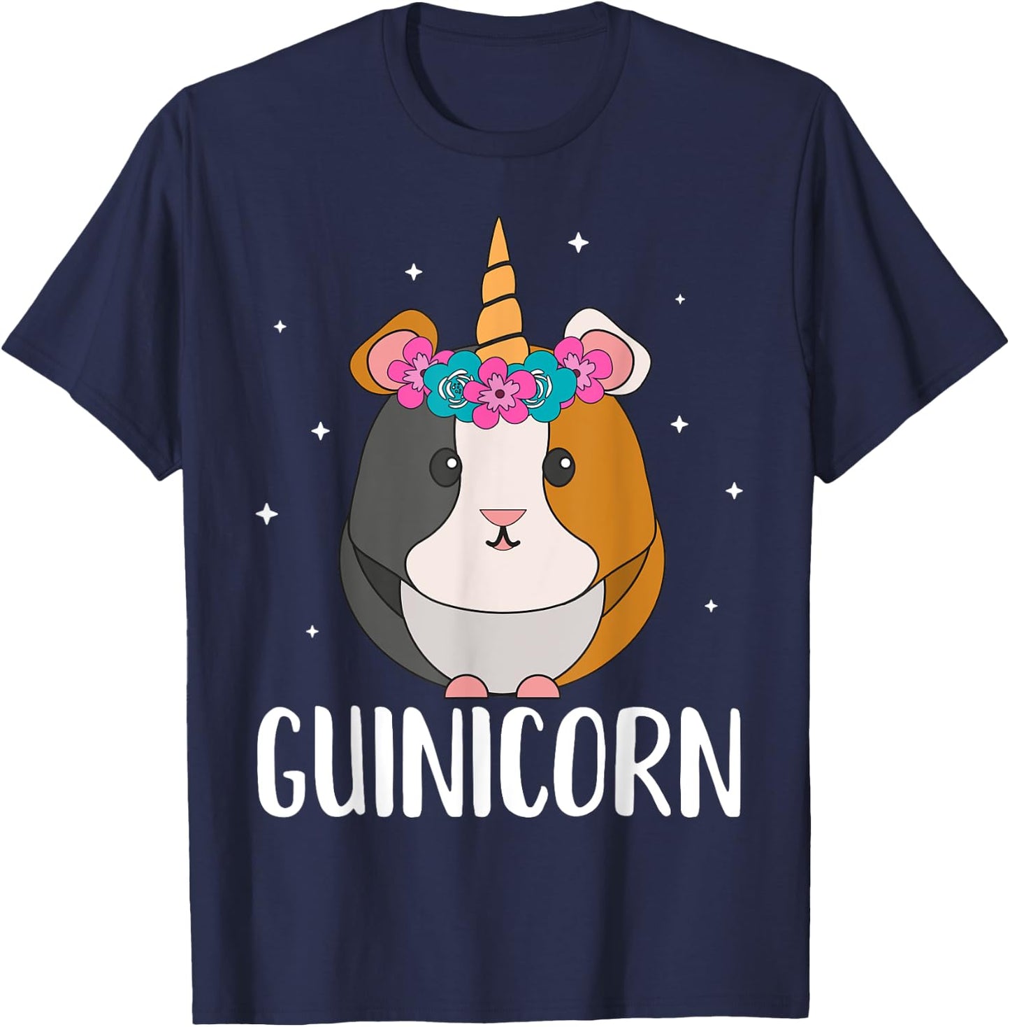 Gunicorn Guinea Pig Pet Owner Gift T-Shirt - T-Shirt | Navy