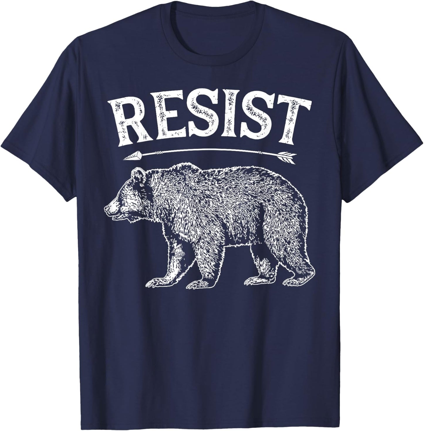 ALT US National Park Resist Service T shirt Bear Vintage T-Shirt - T-Shirt | Navy