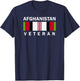 U.S. Military Afghanistan War Veteran Distressed T-Shirt - T-Shirt | Navy