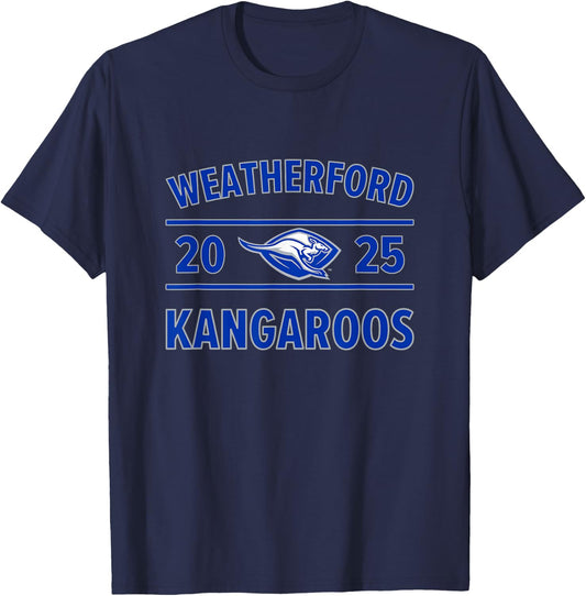 Weatherford Kangaroos Logo 2025 HS T-Shirt - T-Shirt | Navy