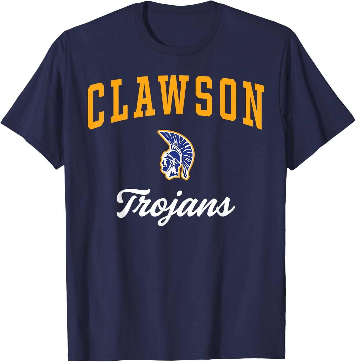 Clawson High School Trojans T-Shirt - T-Shirt | Navy
