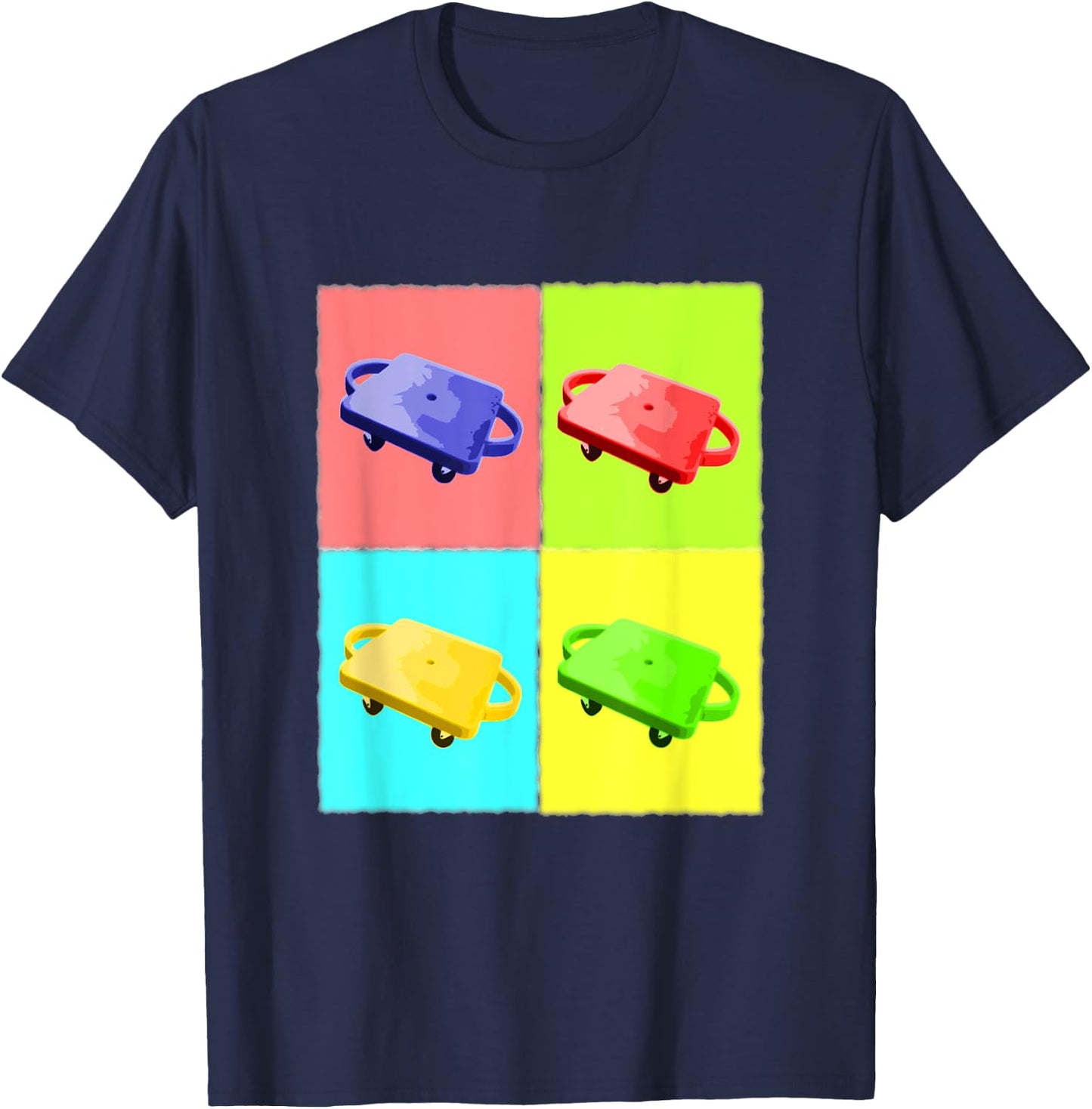 Scooter Physical Education P.E. Gym Teacher T-Shirt - T-Shirt | Navy
